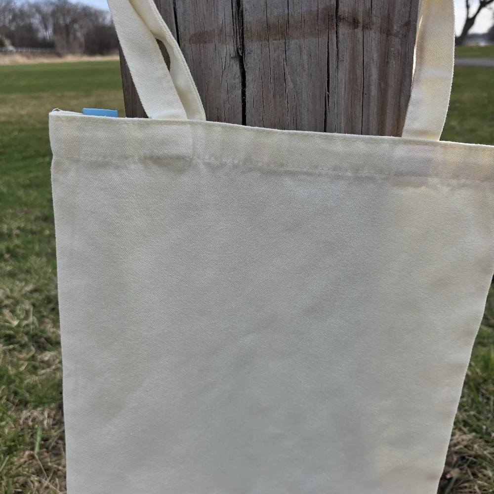 Mooshie Totes + Keychain Mushroom Canvas Tote 13x15 NWT